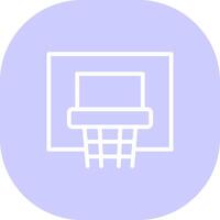 basketbal creatief icoon ontwerp vector