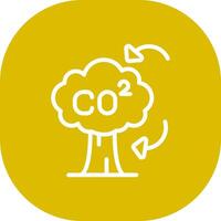 co2 creatief icoon ontwerp vector