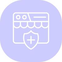 online verzekering inschrijving creatief icoon ontwerp vector