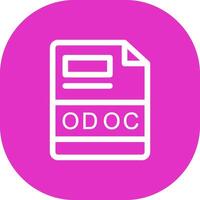 odoc creatief icoon ontwerp vector