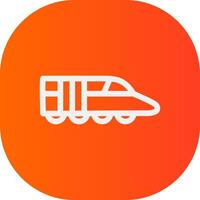 trein creatief icoon ontwerp vector