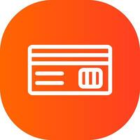 credit kaart creatief icoon ontwerp vector