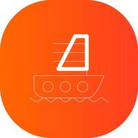 het windsurfen creatief icoon ontwerp vector