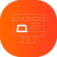 online boodschappen doen creatief icoon ontwerp vector