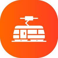 tram creatief icoon ontwerp vector