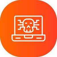 malware creatief icoon ontwerp vector