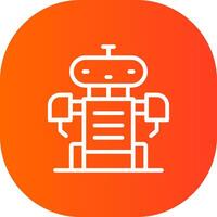 robot creatief icoon ontwerp vector