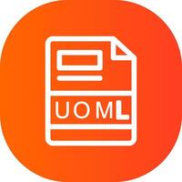 uoml creatief icoon ontwerp vector