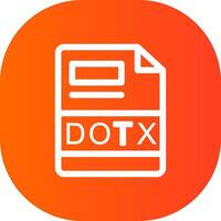 dotx creatief icoon ontwerp vector