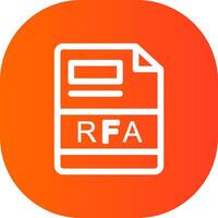 rfa creatief icoon ontwerp vector