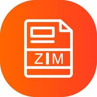 zim creatief icoon ontwerp vector