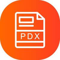 pdx creatief icoon ontwerp vector