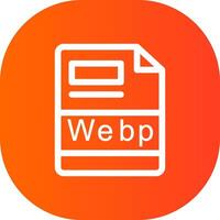 webp creatief icoon ontwerp vector