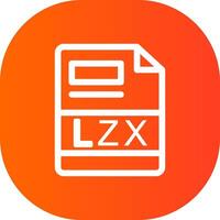 lzx creatief icoon ontwerp vector