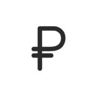 valuta logo en symbool vector