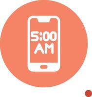 smartphone alarm vector icoon