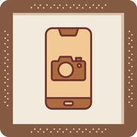 smartphone camera vector icoon