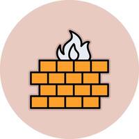 firewall vector pictogram