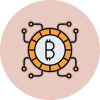 bitcoin vector pictogram