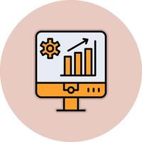 markt analyse vector icoon