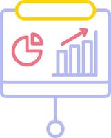 presentatie vector pictogram