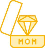 diamant vector pictogram