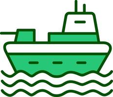 leger schip vector icoon