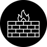 firewall vector pictogram