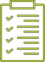 Klembord vector pictogram