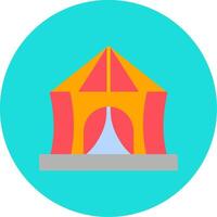 circus tent vector icoon