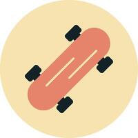 skateboard vector pictogram