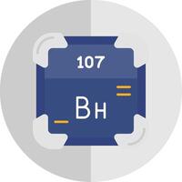 bohrium vlak schaal icoon vector