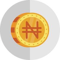 namecoin vlak schaal icoon vector