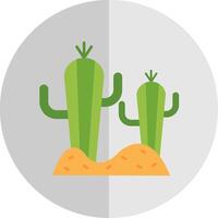 cactus vlak schaal icoon vector