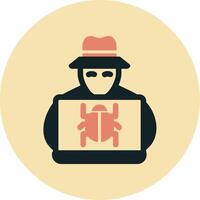 hacker vector pictogram