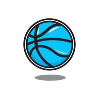 basketbal pictogram vectorillustratie, basketbal afbeelding vector