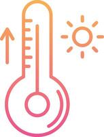 thermometer vector pictogram