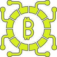 bitcoin vector pictogram