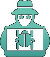 hacker vector pictogram