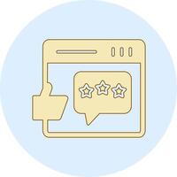 feedback vector pictogram