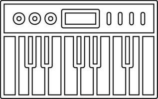 piano vector pictogram