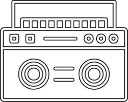 boombox vector icoon