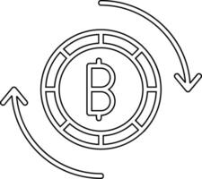 bitcoin uitwisseling vector icoon