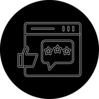 feedback vector pictogram