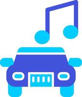 auto muziek- vector icoon