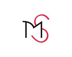 creatief Mevrouw brief logo ontwerp sjabloon vector