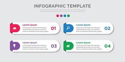 vector modern bedrijf infographic sjabloon ontwerp