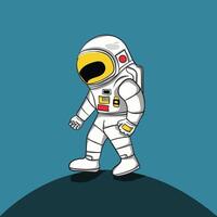astronaut ontwerp illustratie, astronaut vector, astronaut sjabloon vector