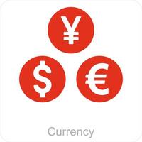 valuta en conversie icoon concept vector