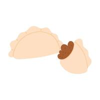 eigengemaakt gevuld kip empanadas illustratie vector